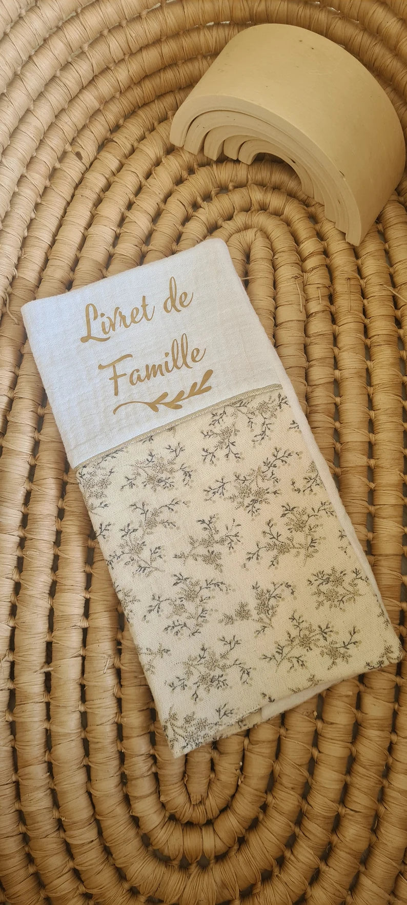 Duo protège carnet de santé et livret de famille imprimé